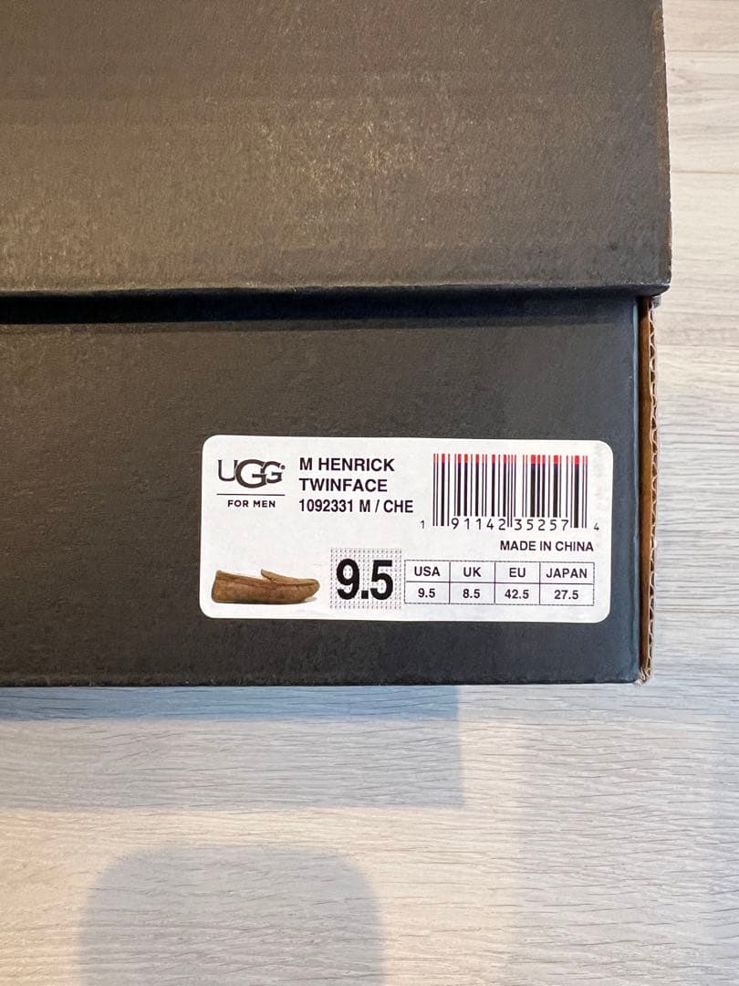 UGG ブラウン モカシン US9.5