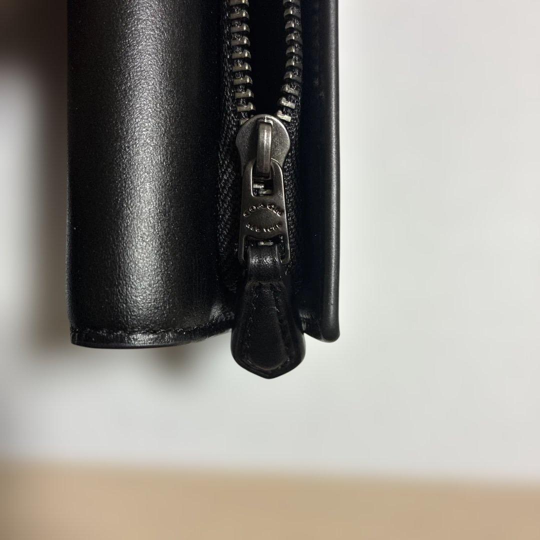 コーチ COACH マイクロウォレット 三つ折り財布 ブラック