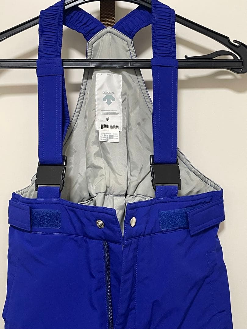 デサント　子ども用スキーウェア上下セット 140 黒/青