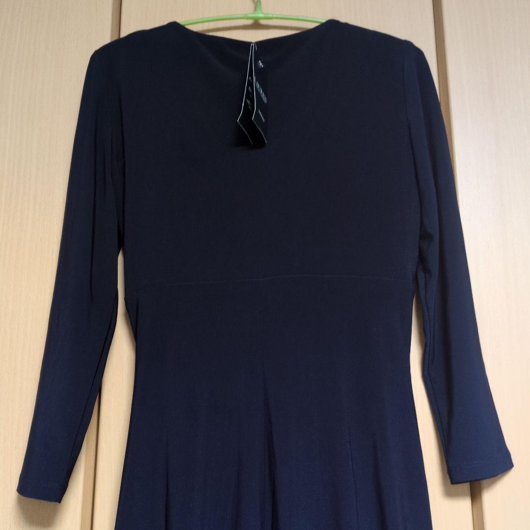 RALPH LAUREN ネイビー ラップドレス サイズ４
