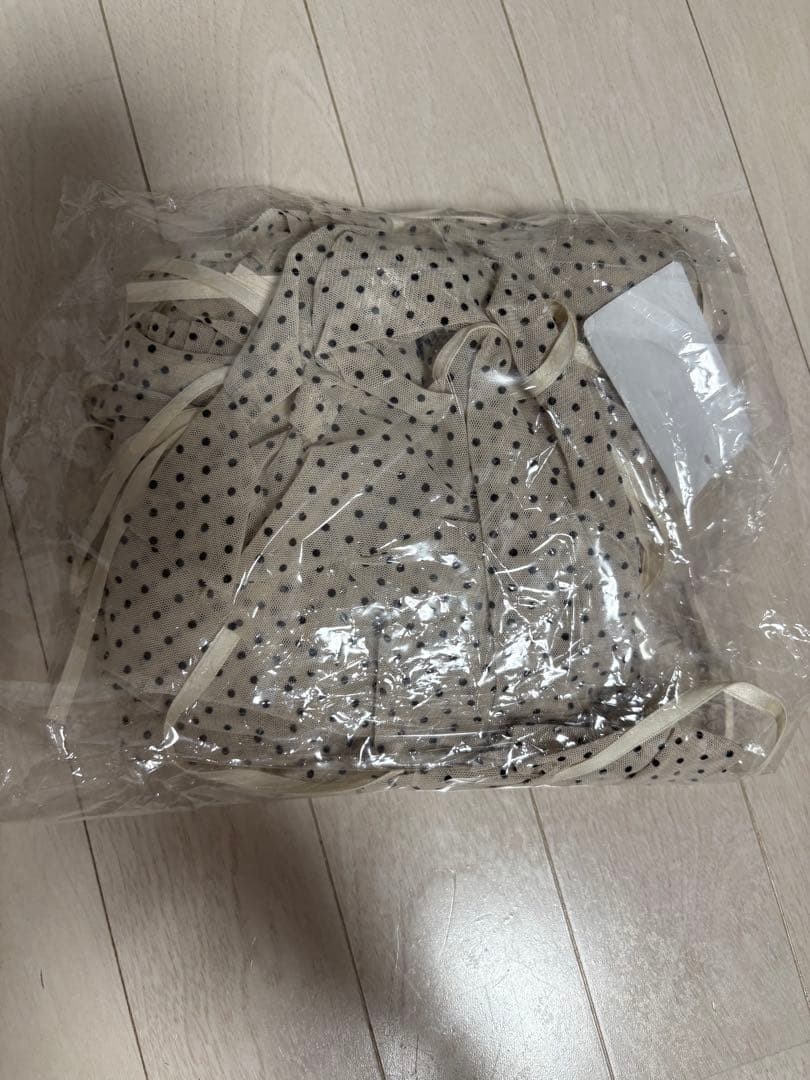 トップス theredthread S dot flow frill tops