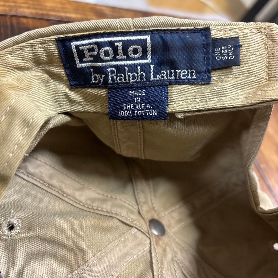 90s POLO ポロ ラルフローレン USA製 キャップ　ゴルフ