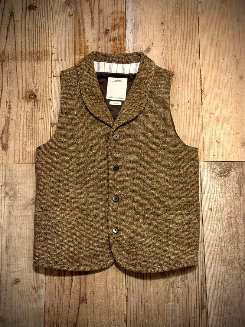 トップス visvim GRANGER VEST DONEL TWEED 1