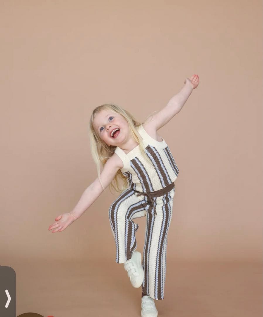 GROWN ◆Buoy Stripe Top&Pant 3y