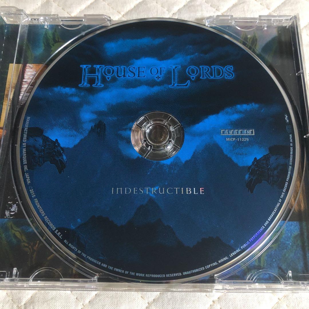 帯付き！HOUSE OF LORDS/ INDESTRUCTIBLE/ 2015