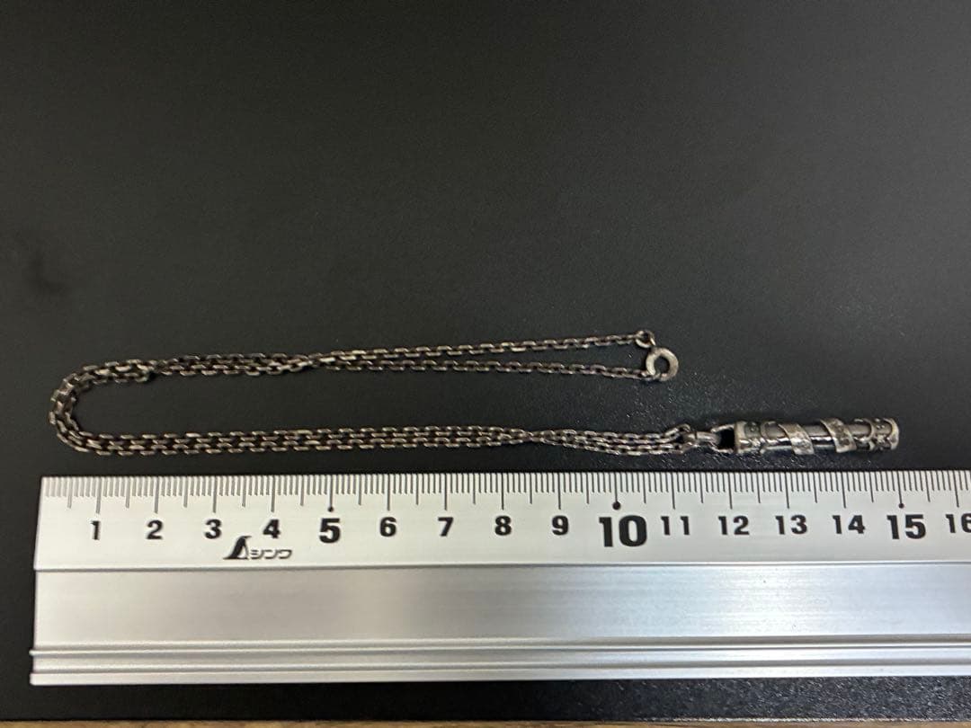 シルバーネックレス　ペンダント　ブラック　silver925