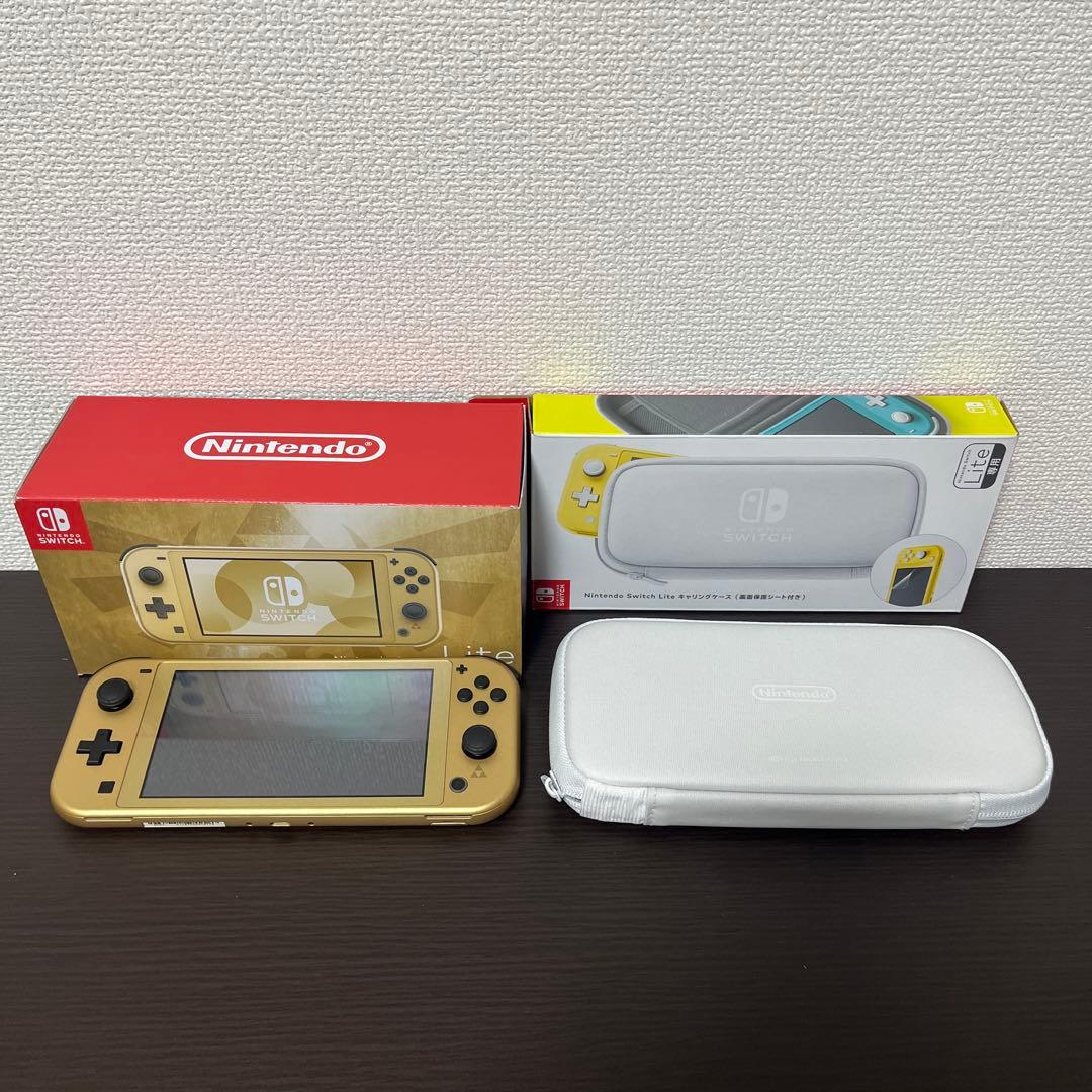 Switch lite ゼルダの伝説 ハイラルエディションゴールドカラー