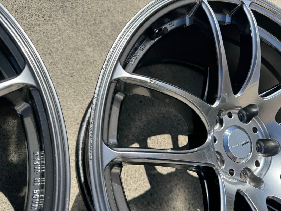 ワーク！エモーションCR極19インチ9.5J4本セット