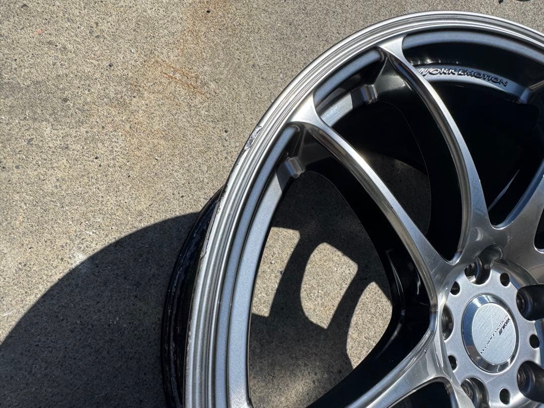 ワーク！エモーションCR極19インチ9.5J4本セット
