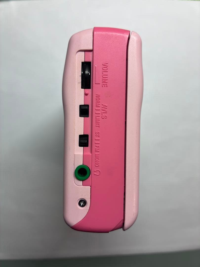 [動作品] SONY WM-FX202 ピンク カセットプレーヤー