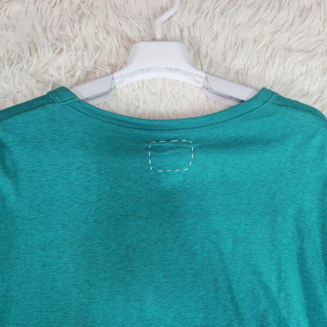 visvim 22ss Tシャツ ビズビムJUMBO TEE ロゴグリーン XL