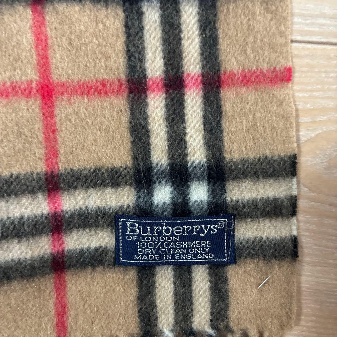 Burberry チェック柄 カシミヤマフラー