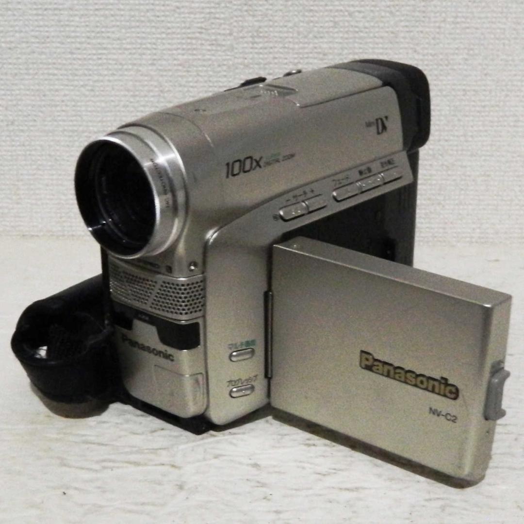 動作品 Panasonic NV-C2 miniDV ビデオカメラ ダビングに