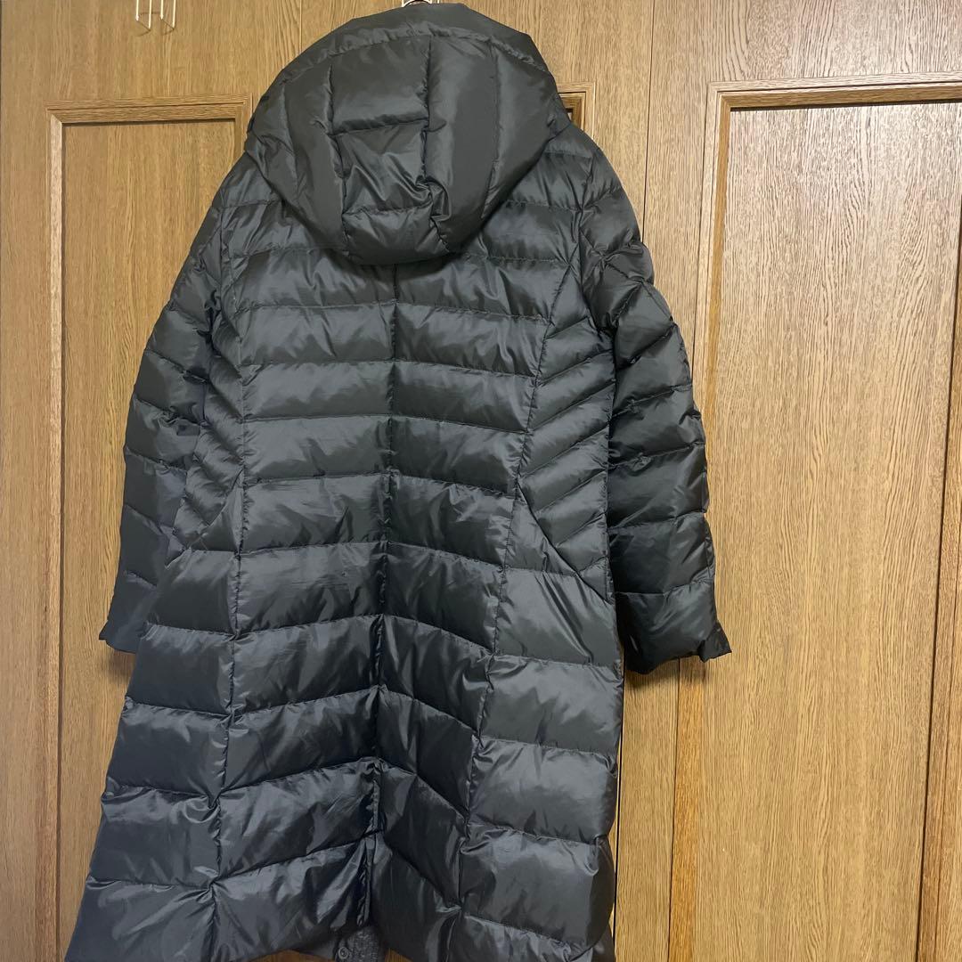 美品　untitled 黒　ロングダウンコート