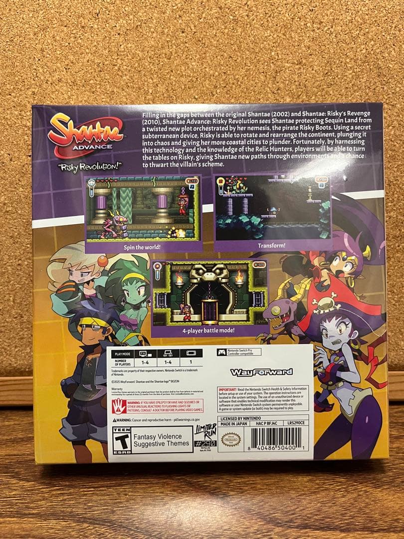 Nintendo Switch Shantae Advance:Risky Revolution! Switch