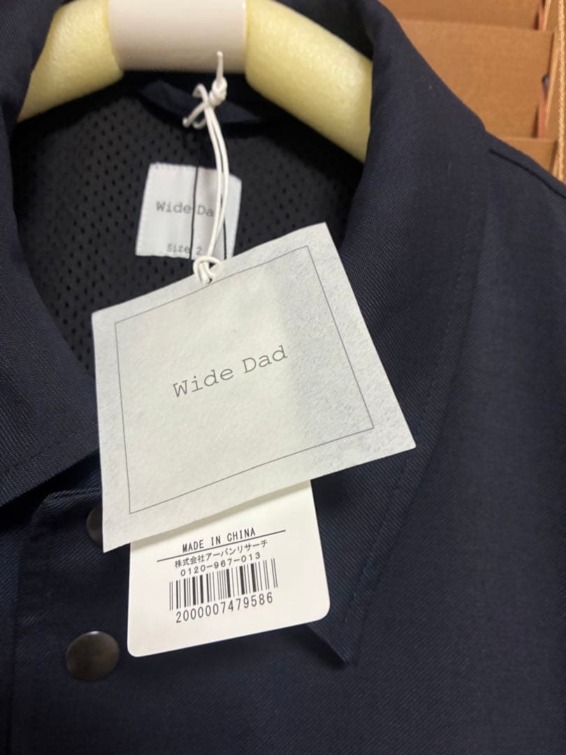 Wide Dad COACH JACKET コーチジャケット 26SS