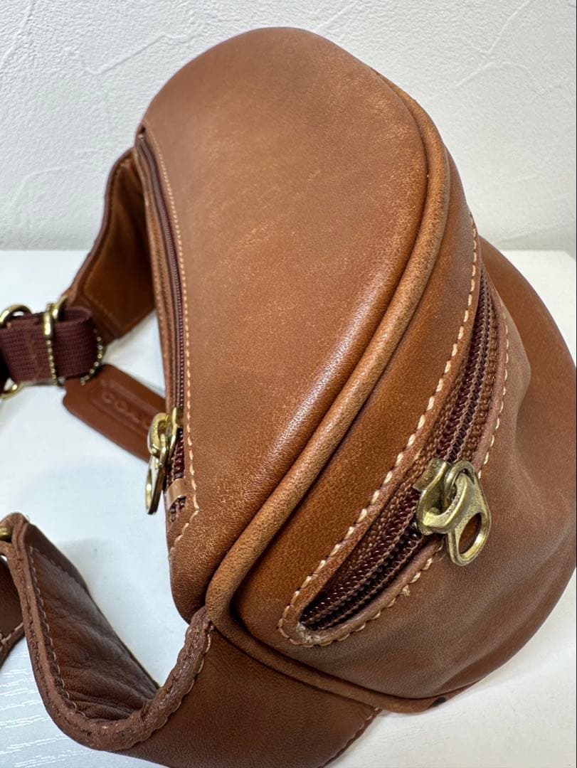 COACH オールドコーチ　ボディバッグ・ウエストポーチ ブラウン
