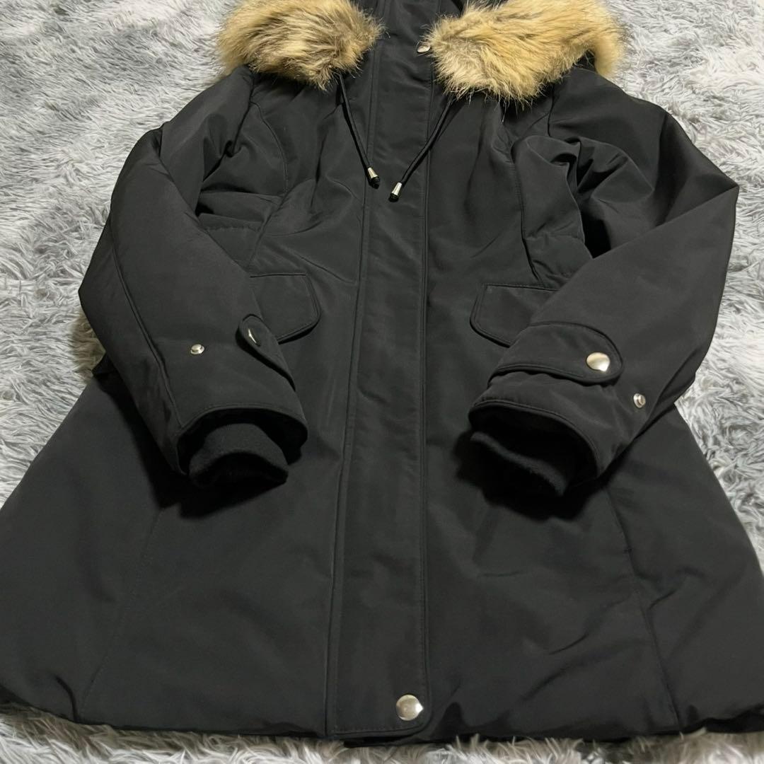 美品❗️極暖ファー付き❗️【ZARA】ウィンターパーカー モッズコート 中綿