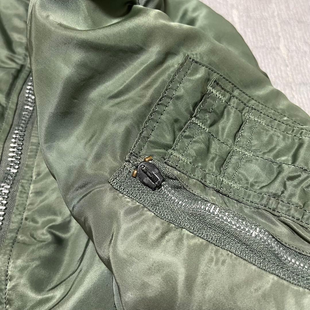 ALPHA社製 90s 米軍実物 グランドクルー MA-1 ジャケットGモデル