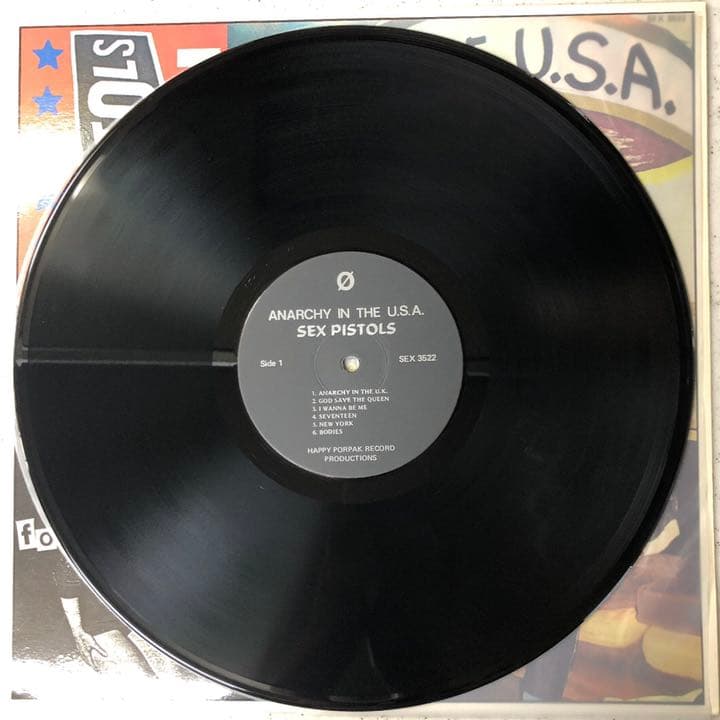 Bootleg シドが観客にベースを振り下ろした SEX PISTOLS LP