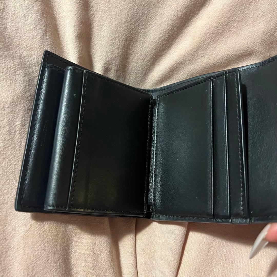 CELINE ブラックレザー トリオン 財布
