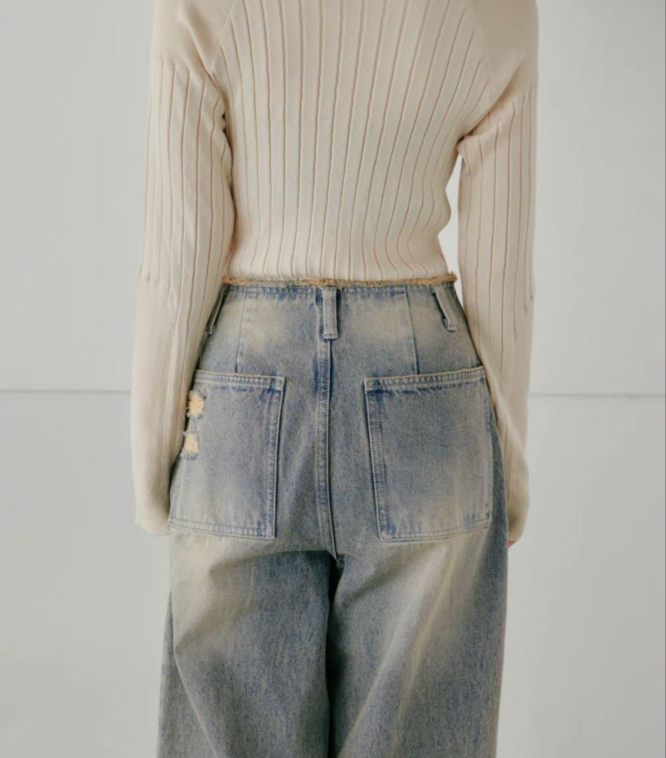ヘラ　Hella カットオフデニム cut off denim インディゴ
