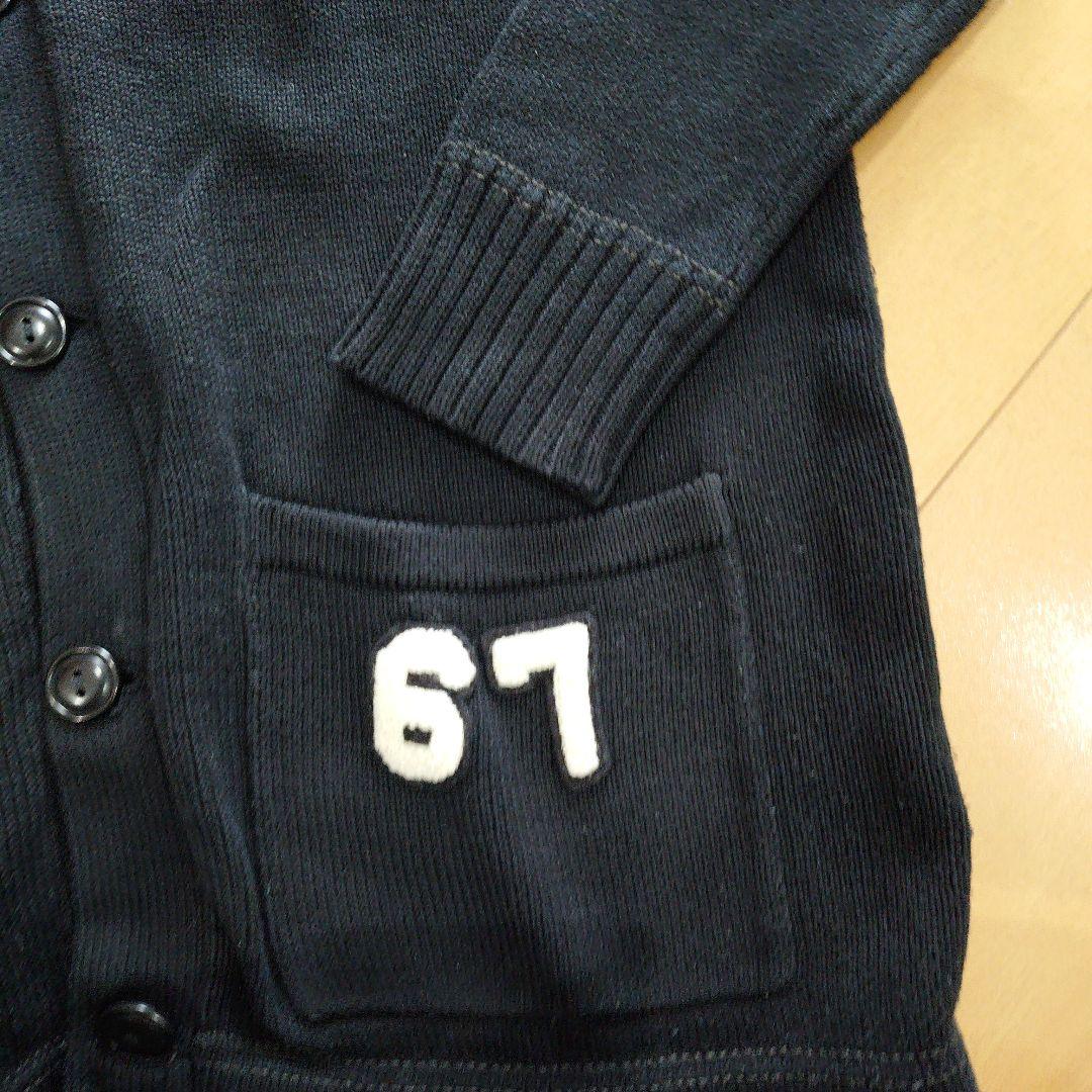 POLO RALPH LAUREN カレッジワッペン　レタードカーディガン