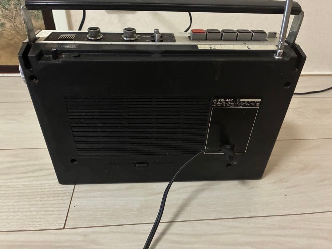ナショナルNational RQ-447 ラジカセ 昭和レトロ 動作品