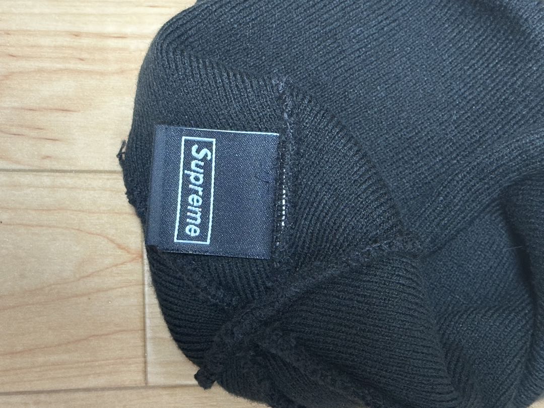 supreme ニューエラSロゴ刺繍　ニット帽