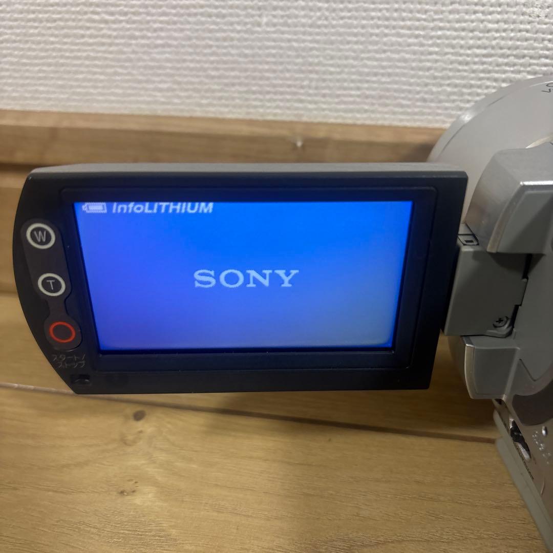 【動作品】 美品 SONY Handycam DCR-SR100 シルバーソニー