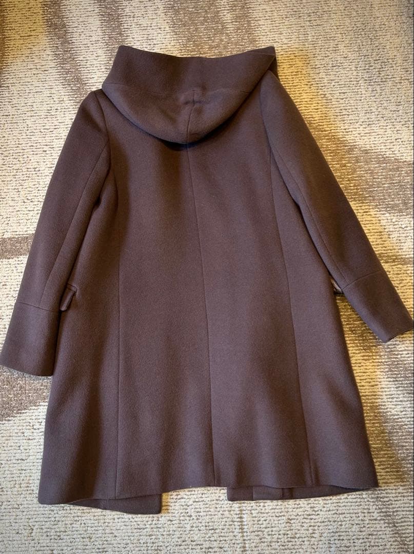 美品　UNTITLED アンタイトル　フーデットコート