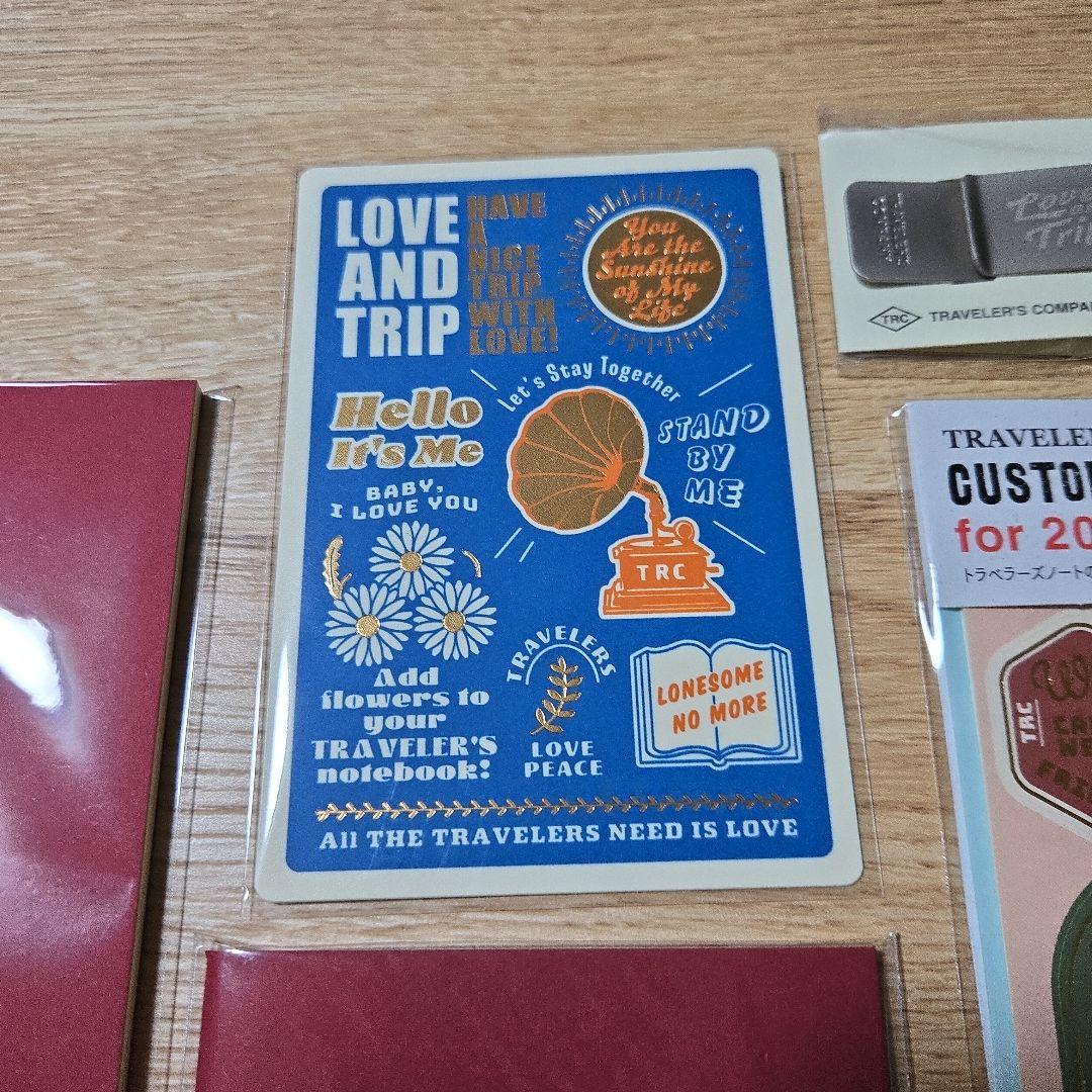 トラベラーズノート ＊ 2025 LOVE AND TRIP リフィルなど