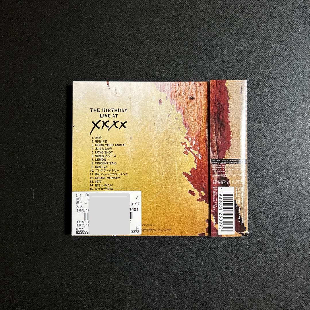 邦楽 The Birthday LIVE AT XXXX