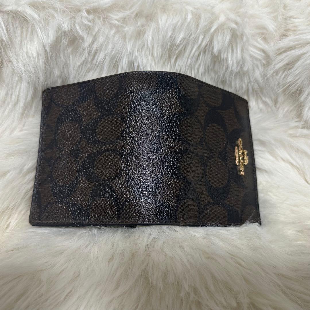 COACH コーチ 二つ折り財布 ブラウン