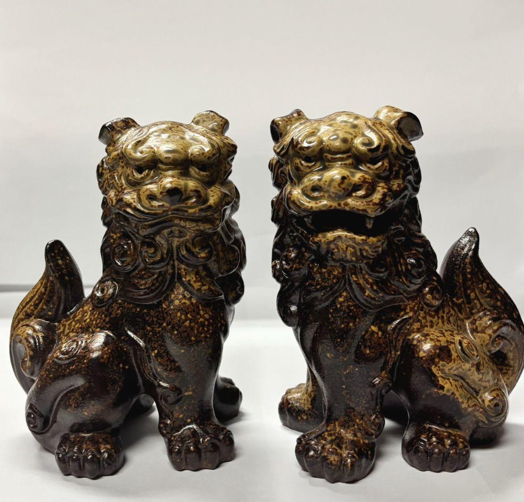備前焼　狛犬