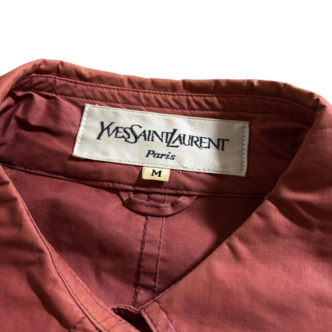 Yves Saint Laurentイヴサンローラン　オイルドコーティングコート