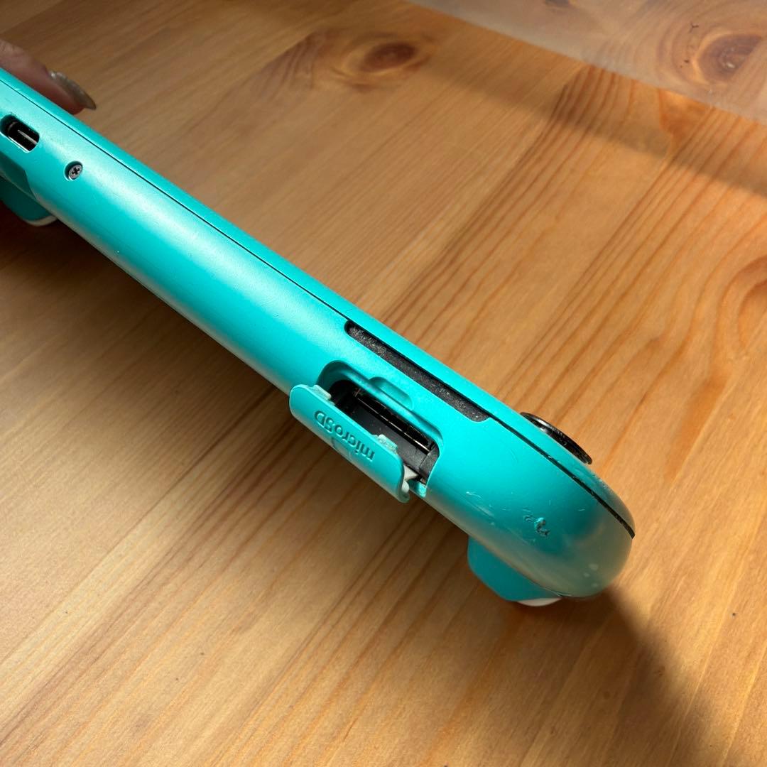 NINTENDO SWITCH LITE ジャンク品 エメラルド 電源つかない