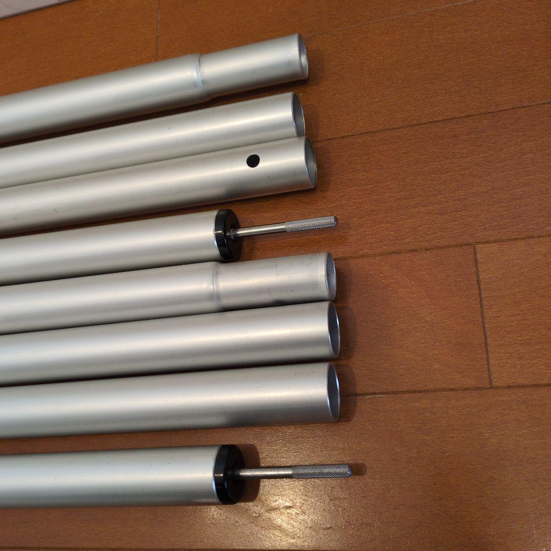スノーピーク ウイングポール 280cm×2本 / 240cm×1本 セット