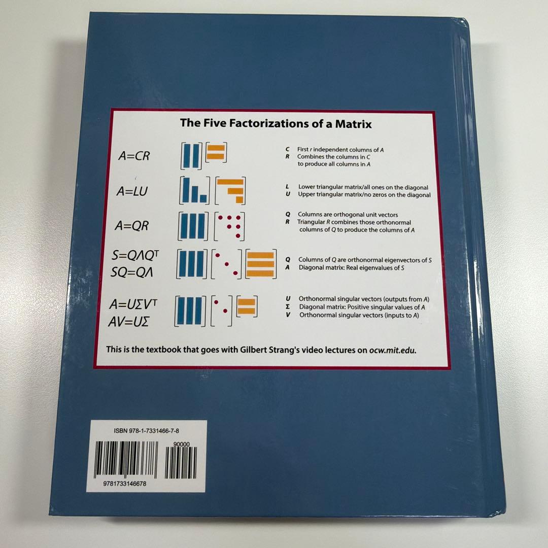 語学・辞書・学習参考書 Introduction to Linear Algebra (6 ed.)