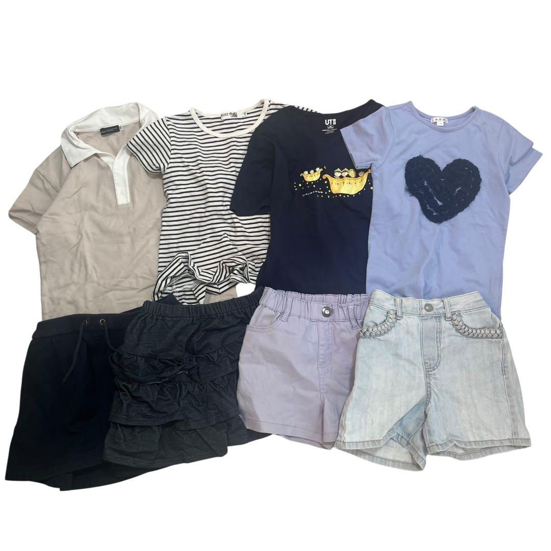 まとめ売り 女の子【120cm】32枚 ブランド多数 子供服 お着替え 春夏服