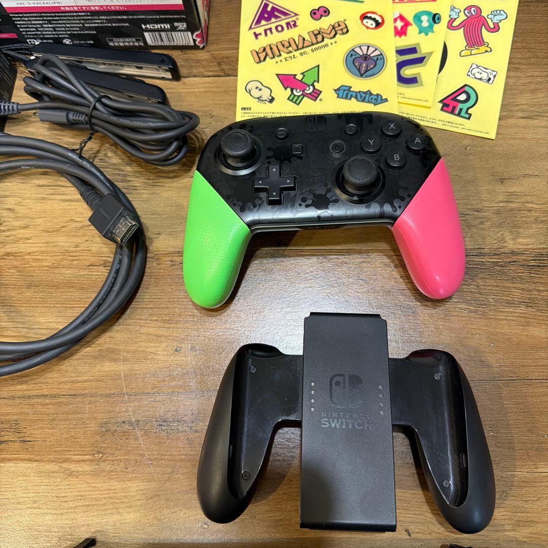 Nintendo Switch スプラ2セット　プロコン、3dワールド 付