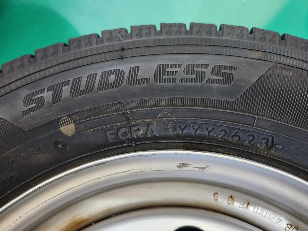 送料込☆2023 ヨコハマ タイヤホイールセット145/80R12☆4本