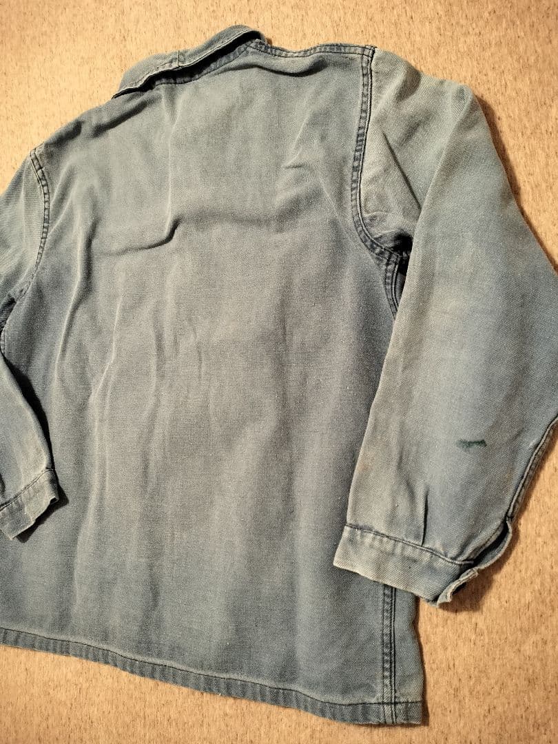 フランス ヴィンテージ コットンツイル AUBERGE ANATOMICA