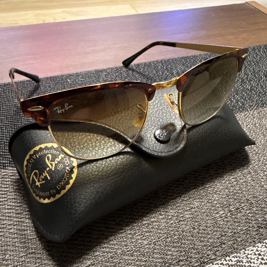 【TOMBO】Ray-Ban RB3716クラブマスタースクエアサングラス