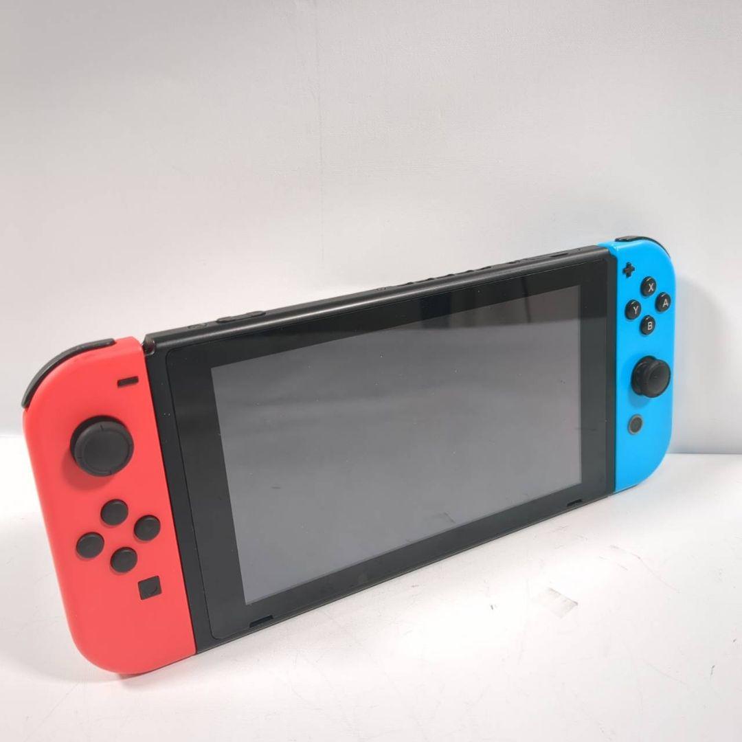 美品 Nintendo Switch 本体セット ネオンブルー レッド プロコン