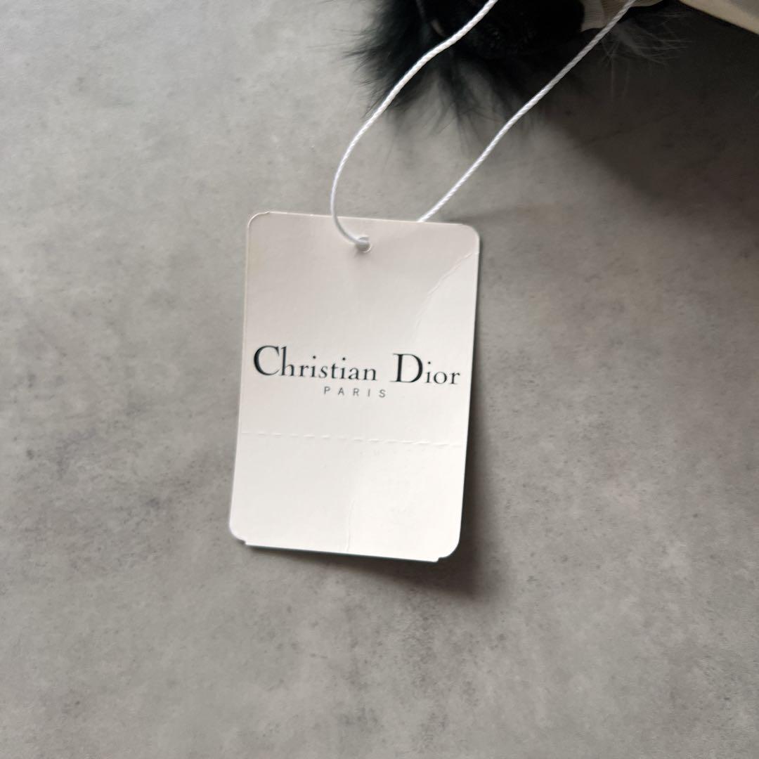 スペイン製　ラビットフォー　リアルファー　ツートーン　ファーティペット　dior