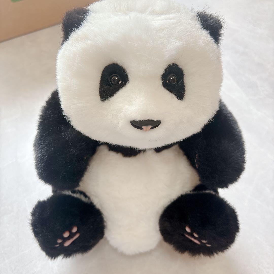 Chongker パンダのぬいぐるみ　リアル　ギフト　装飾　完全手作り　希少