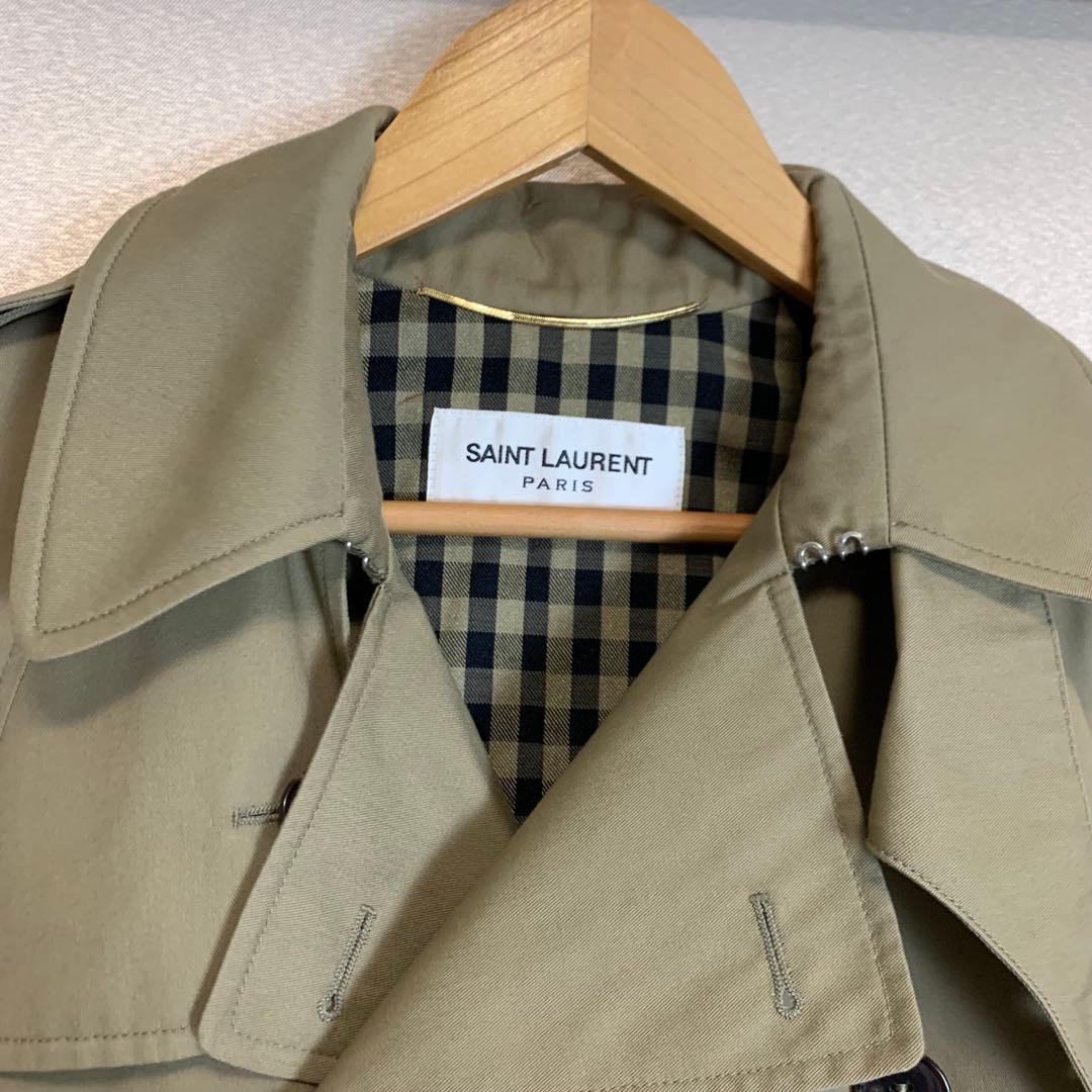 値下げ 美品　サンローラン SAINT LAURENTトレンチコート38