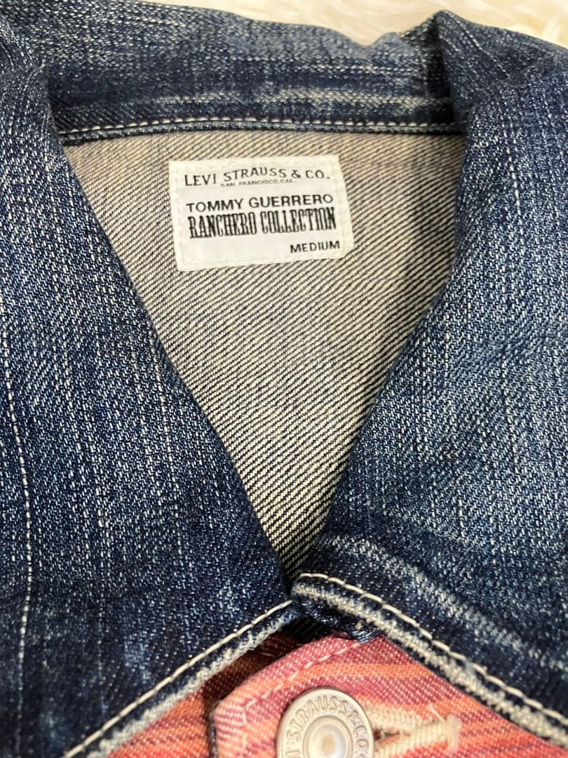 Levi's× Guerre カラー切替コラボデニムカバーオール