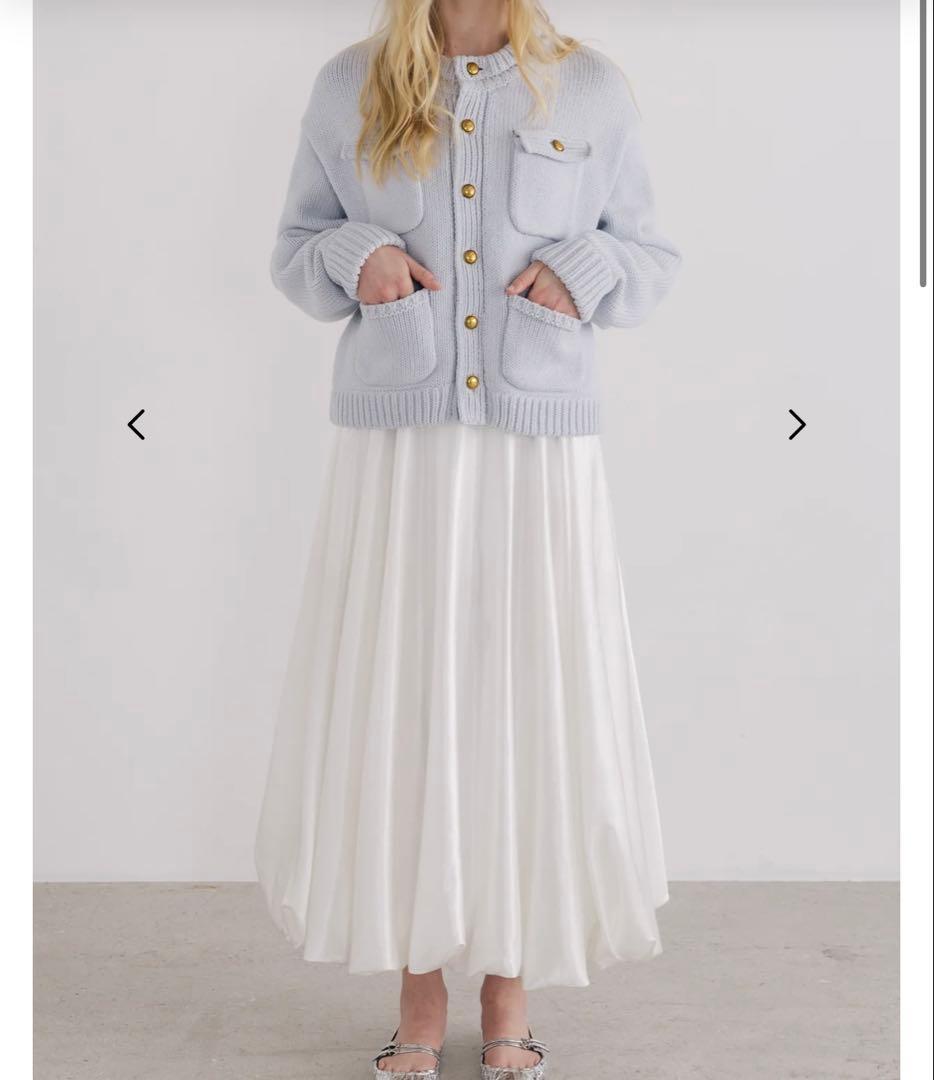 Bercy Balloon Skirt 【THE TOÉ】 white